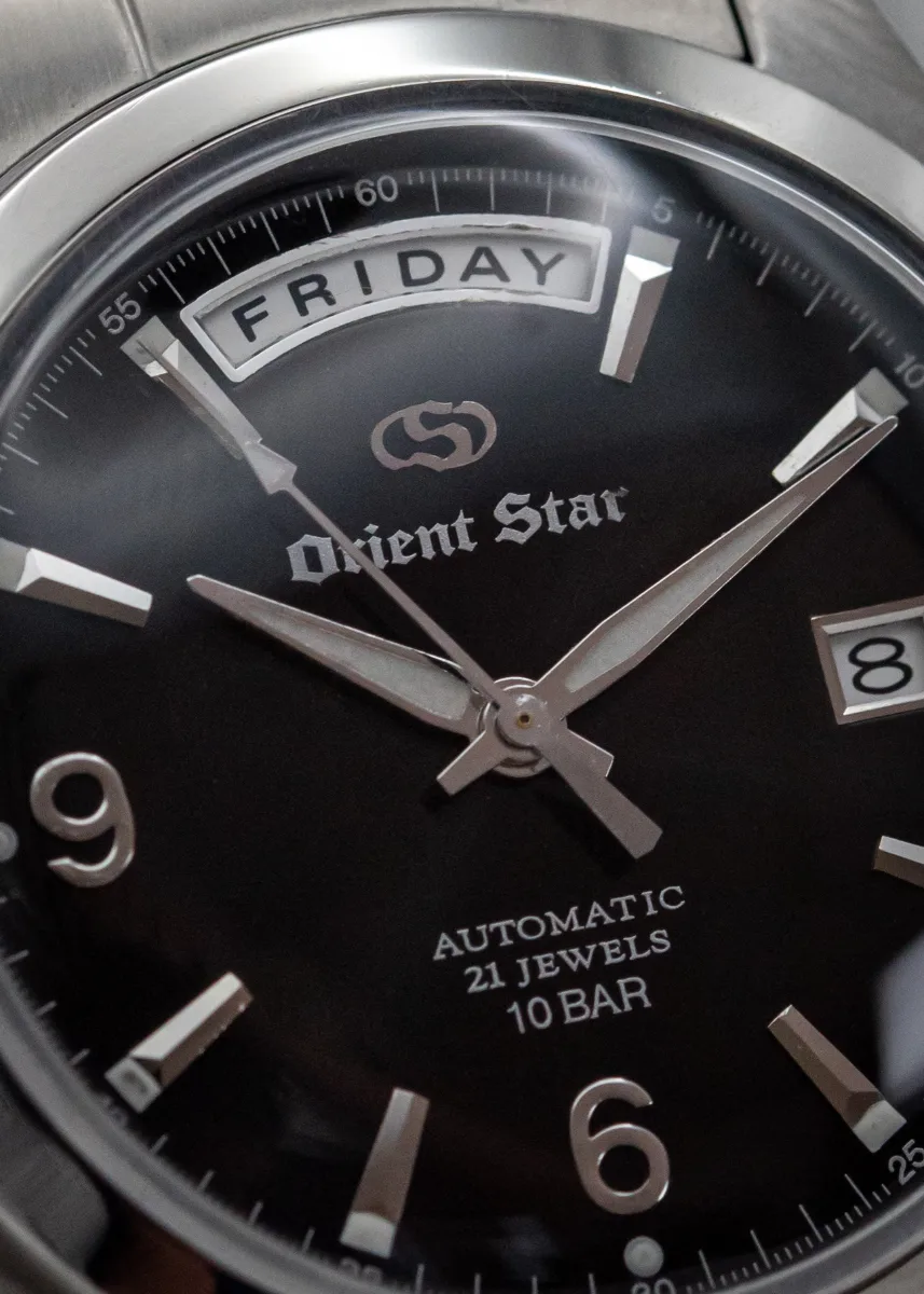 "Explorient" Day-Date — Orient Star